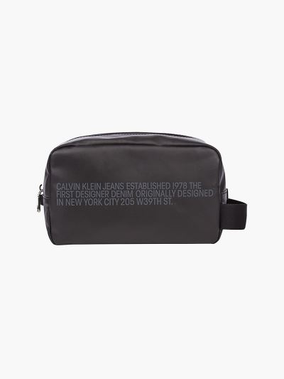 Calvin Klein Táskák & Kiegészítők HU957421 | Calvin Klein Canvas Férfi Sminktáska Fekete
